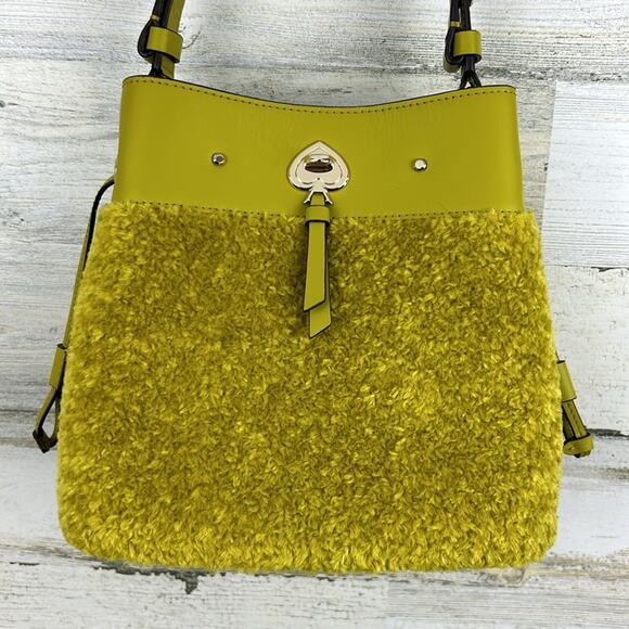 Kate Spade New York Marti Faux Fur Small Bucket purse bag